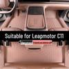 2026 Leapmotor C11 TPE Floor & Trunk Mats: Dirt-Resistant, Durable, Original Car Color.