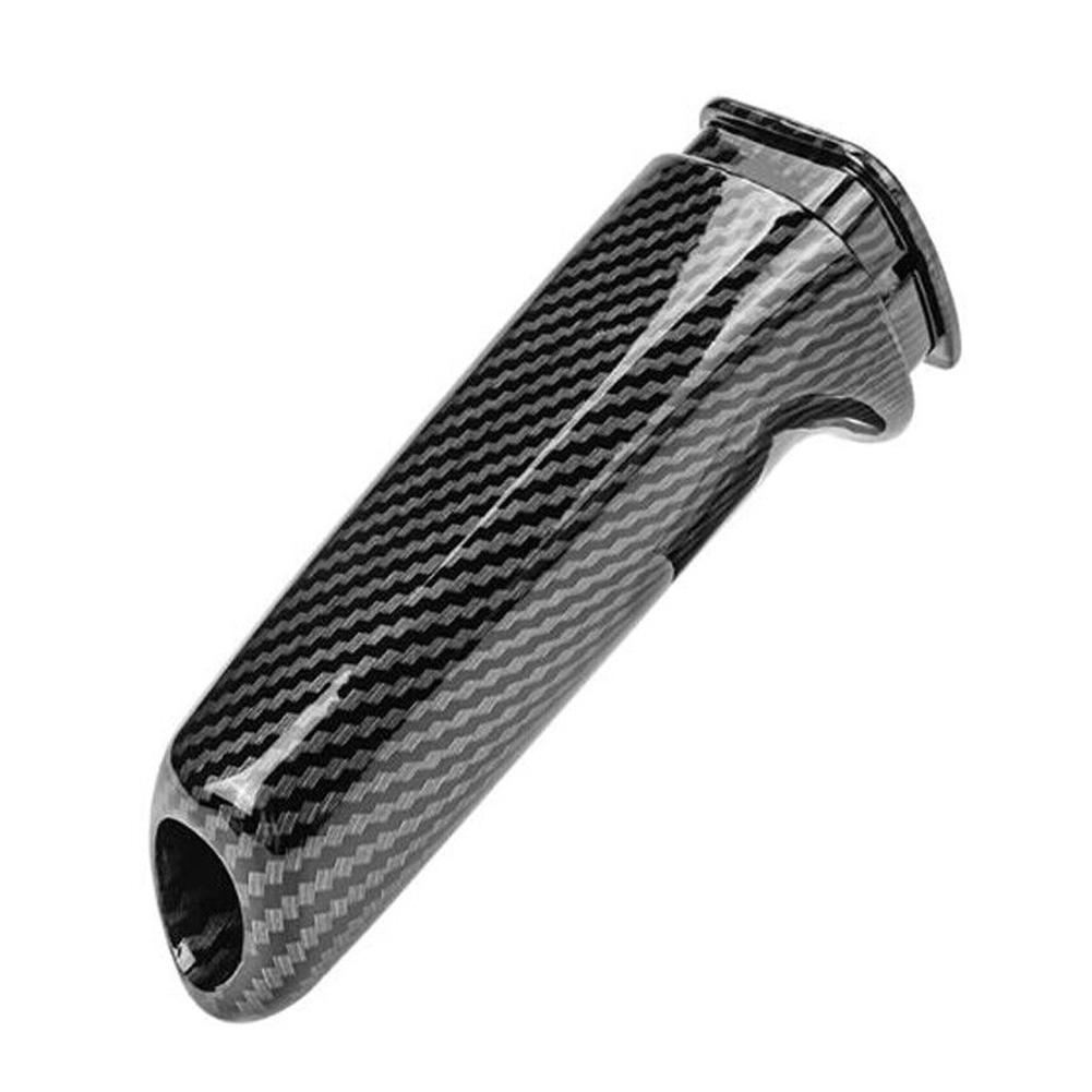 Car Accessories Car Handbrake Brake Handle Cover Trim Brake Handle Cover Brake Lever ABS Plastic Carbon Fiber Black