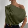 Imitation Silk Satin Halter Top 2025 Spring Solid Color Satin Pullover Sleeveless Shirt for Women Wearing Sexy Base Layer Short Top