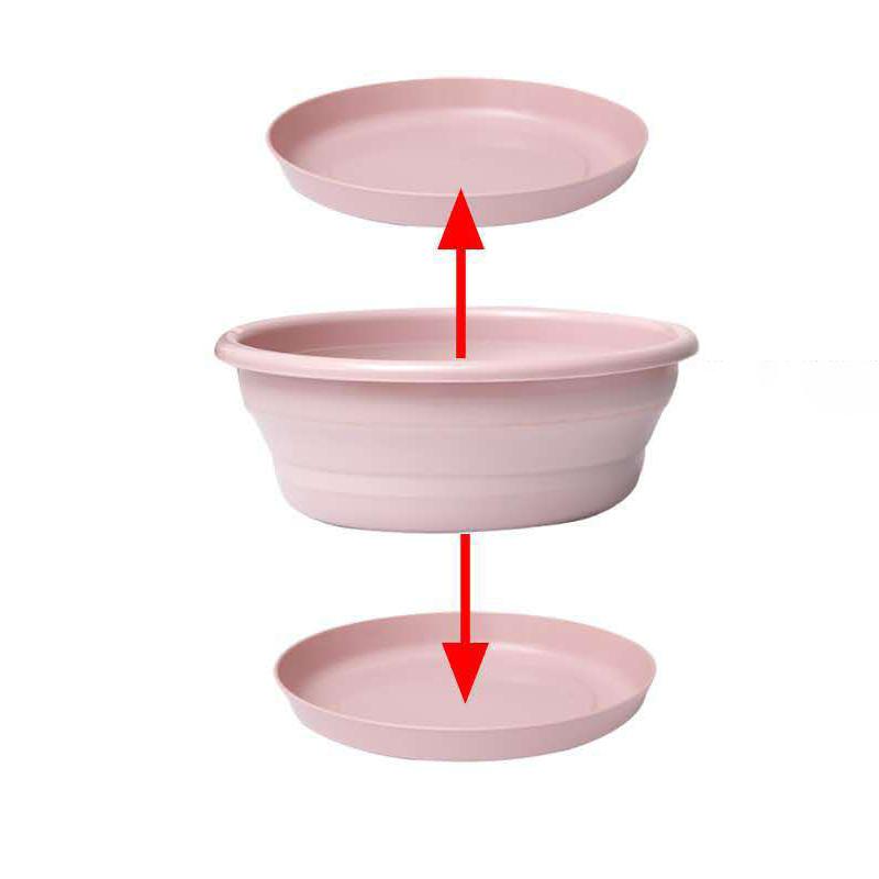 Mengni Multifunktions-Gemüse- und Obstbecken, kreatives Klappbecken, tragbares, zusammenklappbares Obsttablett, Haushaltswaschwerkzeuge