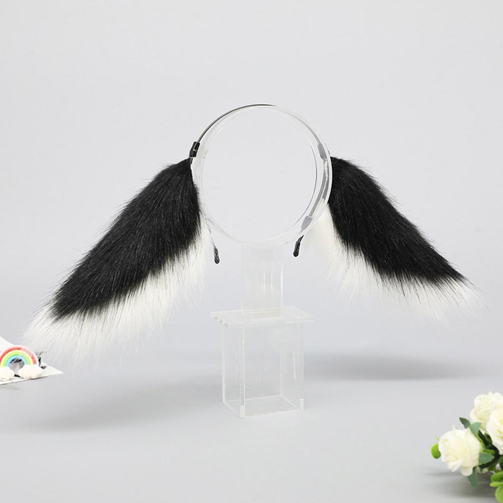 Fox Ear Headband for Halloween Party Maid Hairhoop Roleplaying Character Hairdband Costume Accessories Cosplay Headpiece
