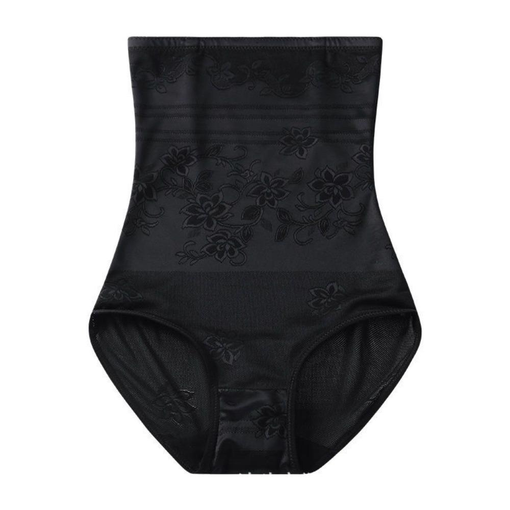 Mesh Flower Butt Lifter Briefs High Waist Seamless Panties Underpants Postpartum Body Shaper  Lady