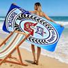 FC Hansa Print Strandtuch, Großes Weiches Schnelltrocknendes Handtuch für Strand Camping Schwimmen