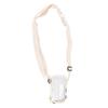 Portable Small Shoulder Pouch Bag Transparent Soft Shell Hanging Pouch with Adjustable Shoulder Stra