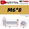 201 Stainless Steel Hex Head Full Thread Bolt: Wear & Corrosion Resistant, M4-M14 for Aerospace Machinery