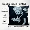 Famous Rapper AAsen Cool Cushion Cover Plush Fabric Soft DoubleSided Printed Sofa Warm Winter Home Child Gift Pillow Case