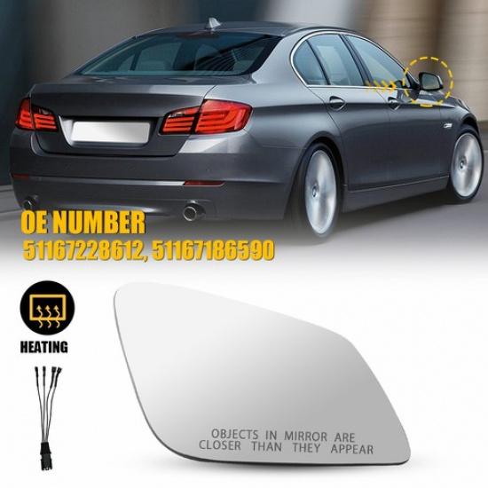 Стекло зеркала заднего вида со стороны пассажира 4 контакта для 2010-2016 BMW 528 535 550 51167186590