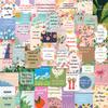 52 Sheets of Encouraging Note Cards, Children's Lunch Box Waterproof Decorative Stickers