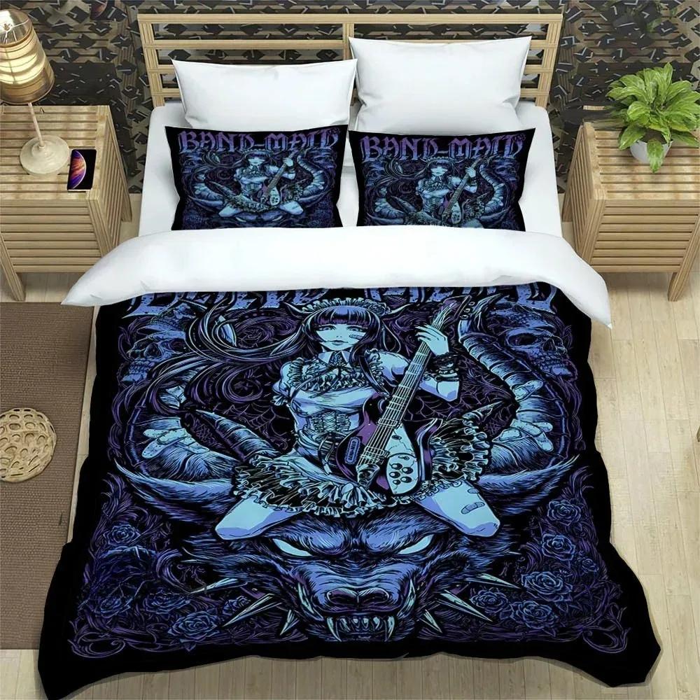 3D Print Rock Music Babymetal Bedding Sets Exquisite Supplies Set Duvetcover Bed Comforter Set Bedding Set Luxury Birthday Gift