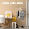 Travel Clothing Hanger Travel Supplies Folding Pants Hanger 5-hole Design Space-saving Business Trip Skirt Pant Hanger Indoor