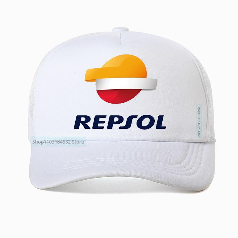 Berretto da baseball Repsol per sport all'aperto cappellino regolabile cappelli estivi in rete fresca traspiranti cappello da corsa