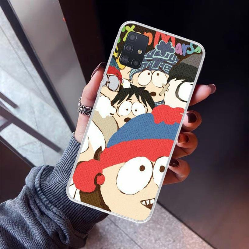 Cartoon S-South P-Parkes Phone Case For Samsung Galaxy A52 A51 A50S A32 A22 A12 A02S A72 A71 A31 A70 A30S Note 20 Ultra 10 Plus
