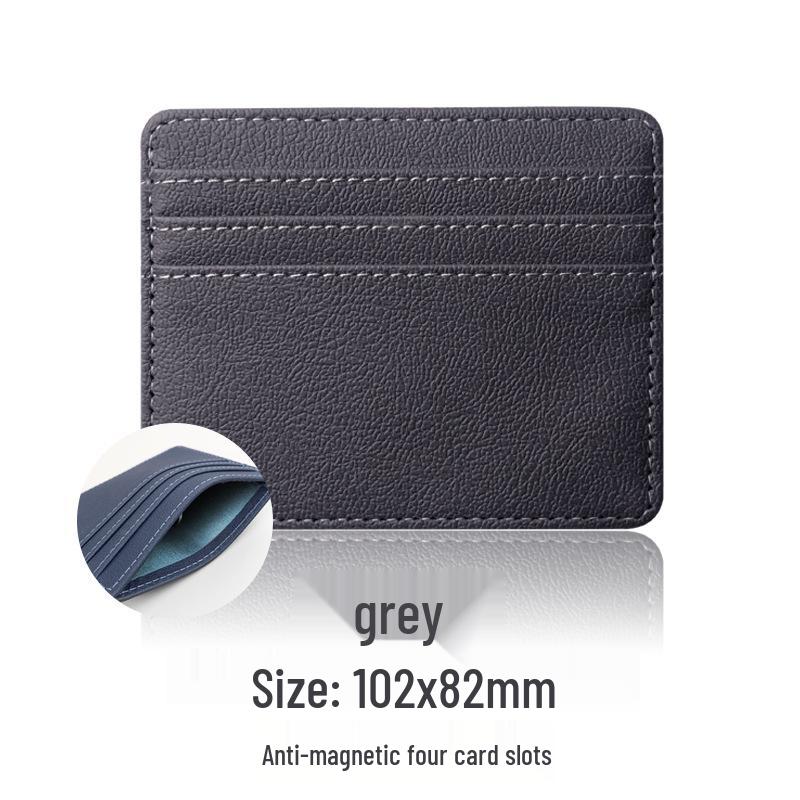 Exquisite Anti-Theft RFID Leather PU Card Holder: Universal, Spacious, & Stylish for Women