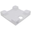 Kakudai Waterproof Pan for Washing Machine White 426-411-W
