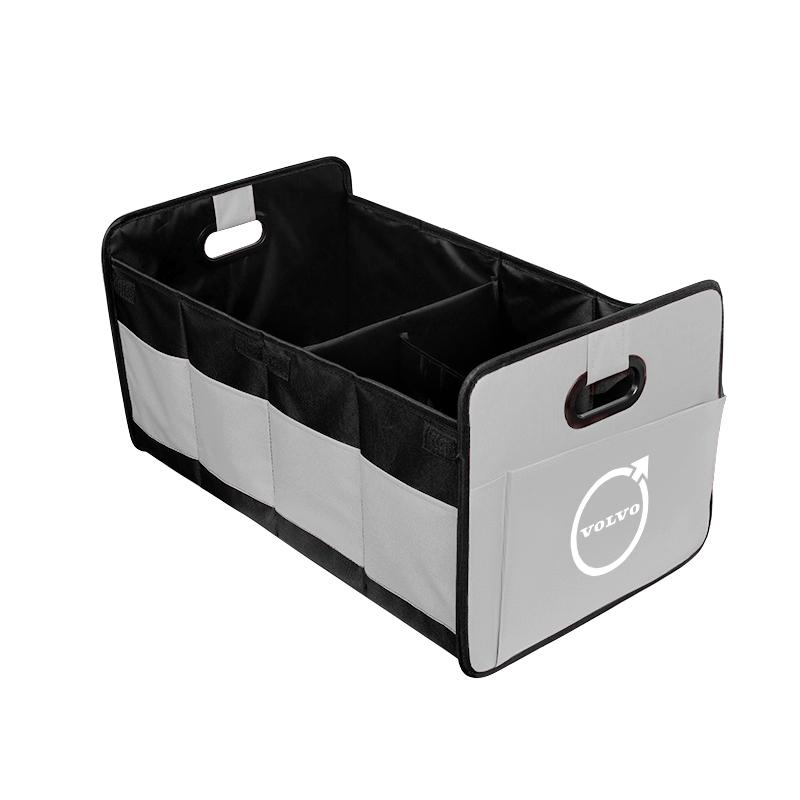 Oxford Cloth Car Trunk Storage Box For Volvo V60 V40 XC90 S60 C30 V50 V70 S90 Large Capacity Foldable Organizer Bin Car Supplies apa123