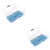 30ps Air Conditioner Part Portable Car Dust Cover Lightweight Practical Valve Core Cap High Low Side Caps Auto Accessories