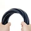 ID 2mm-10mm Food-Grade Black Silicone Tube Flexible Heat-Resistant Hose Non-Toxic for Kitchen Beverage & Food Fluid Transfer