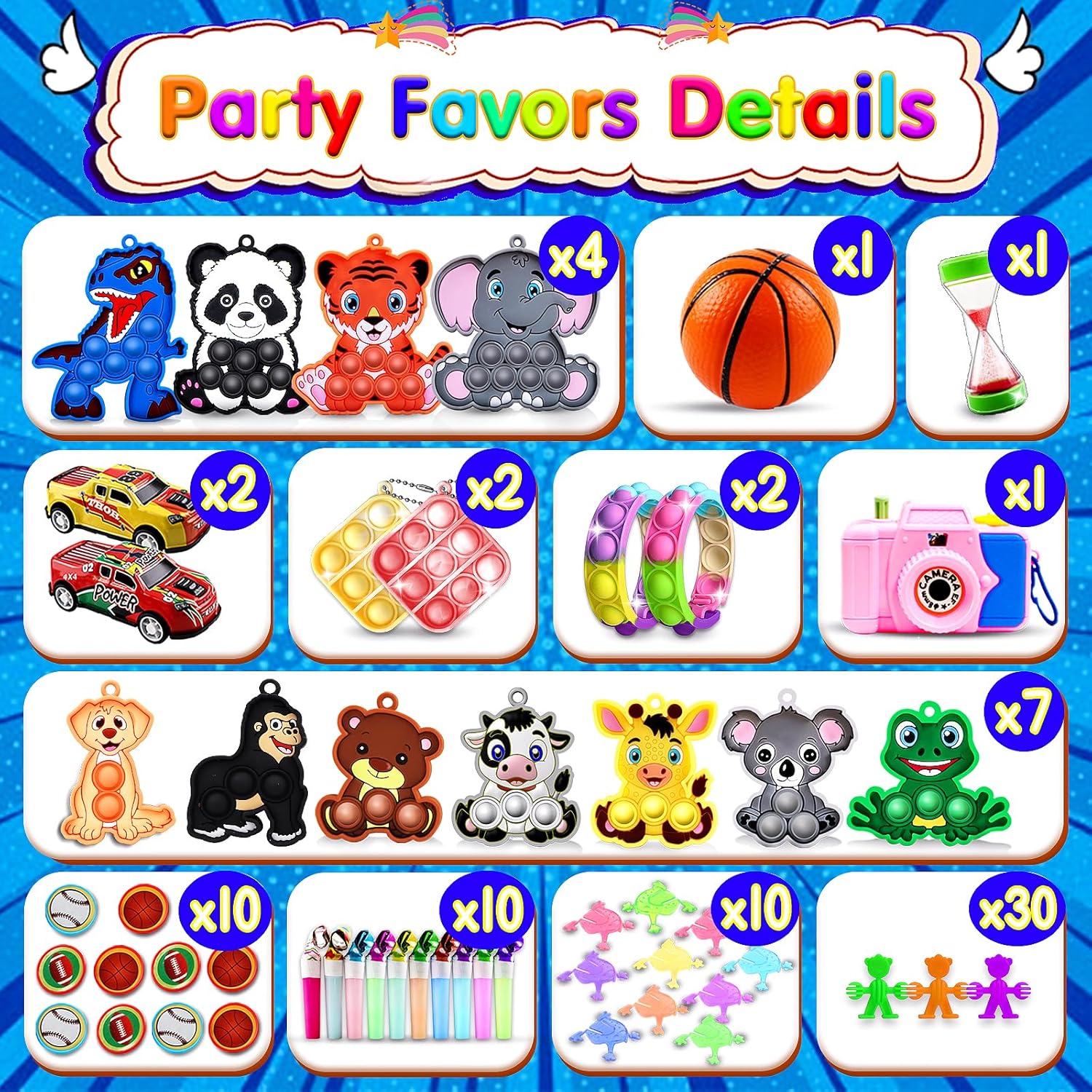 320PCS Party Favors for Kids Fidget Toys,Treasure Box Toys for Classroom,Birthday Party Favors Goodie Bags Stuffers for Kids,Pinata Stuffers,Carnival