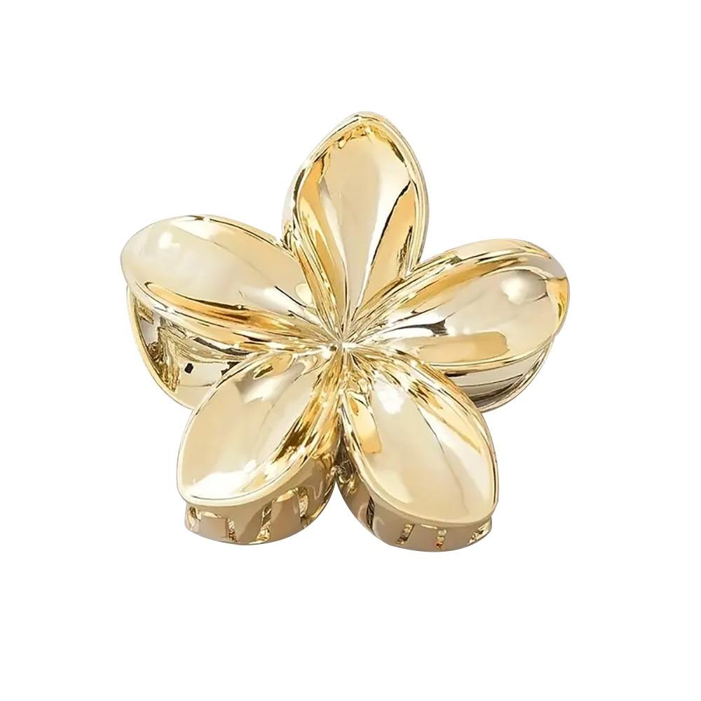 Acrylic Frangipani Flower Hair Claws Hair Accessories Hairpin Sweet Hair Gripper  Daily