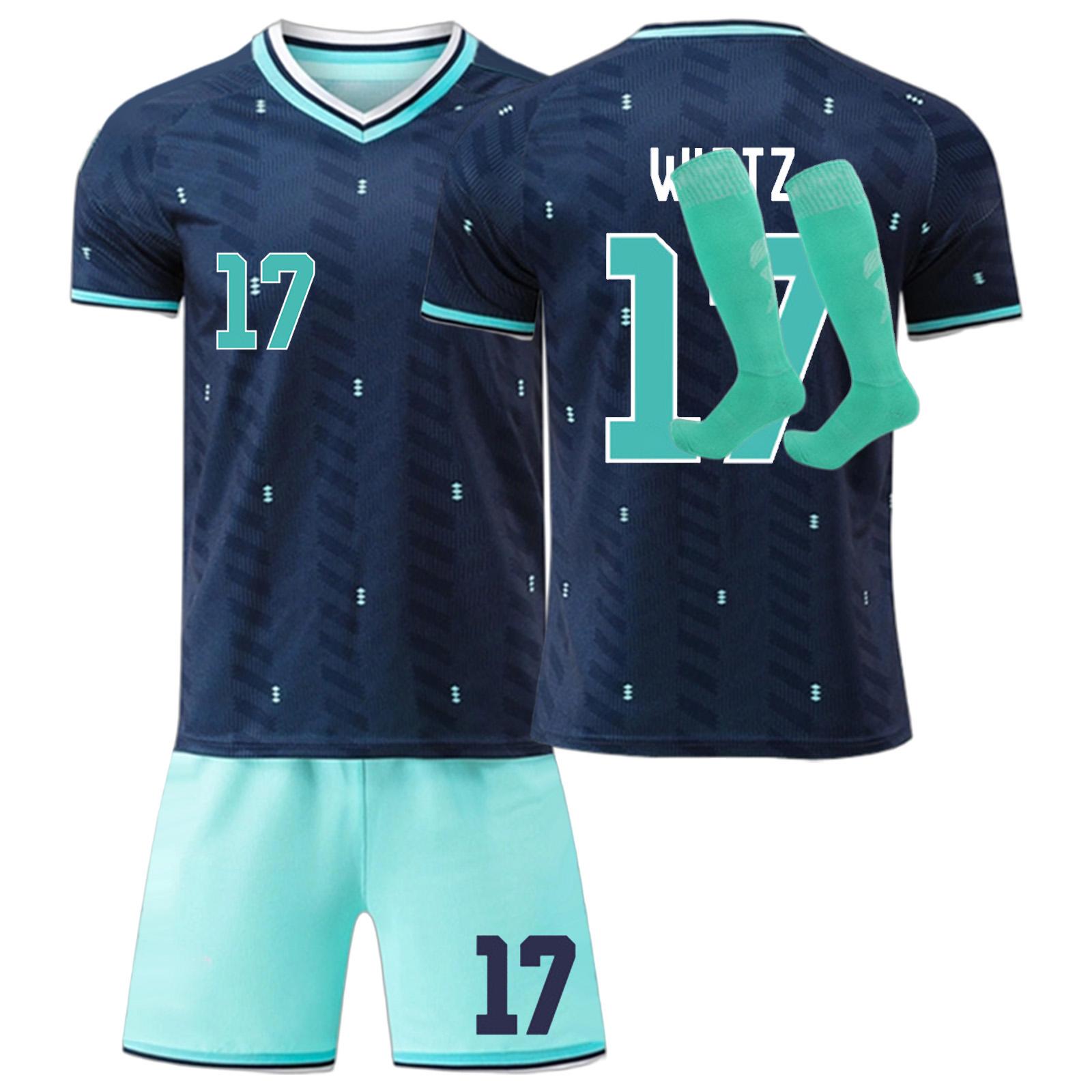 

2526 home jersey sports team uniform suit football training suit three pieces 24