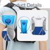 Backpack Chest Pack Adjustable Buckle Comfortable Polyester Daypack for Cycling Mountaineering Trail