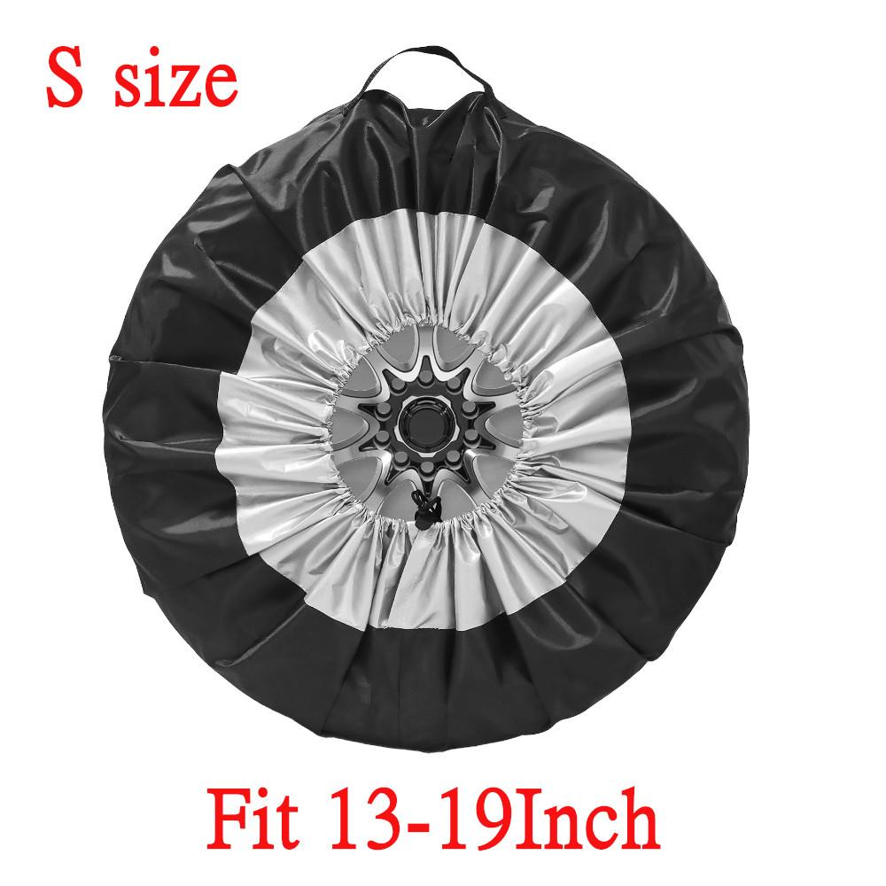 1PC/4PCS Spare Tire Cover Case Tire Wheel Bag Spare Wheel Tyre Weather Protection Storage Covers Wheel Vehicle Tyre Waterproof
