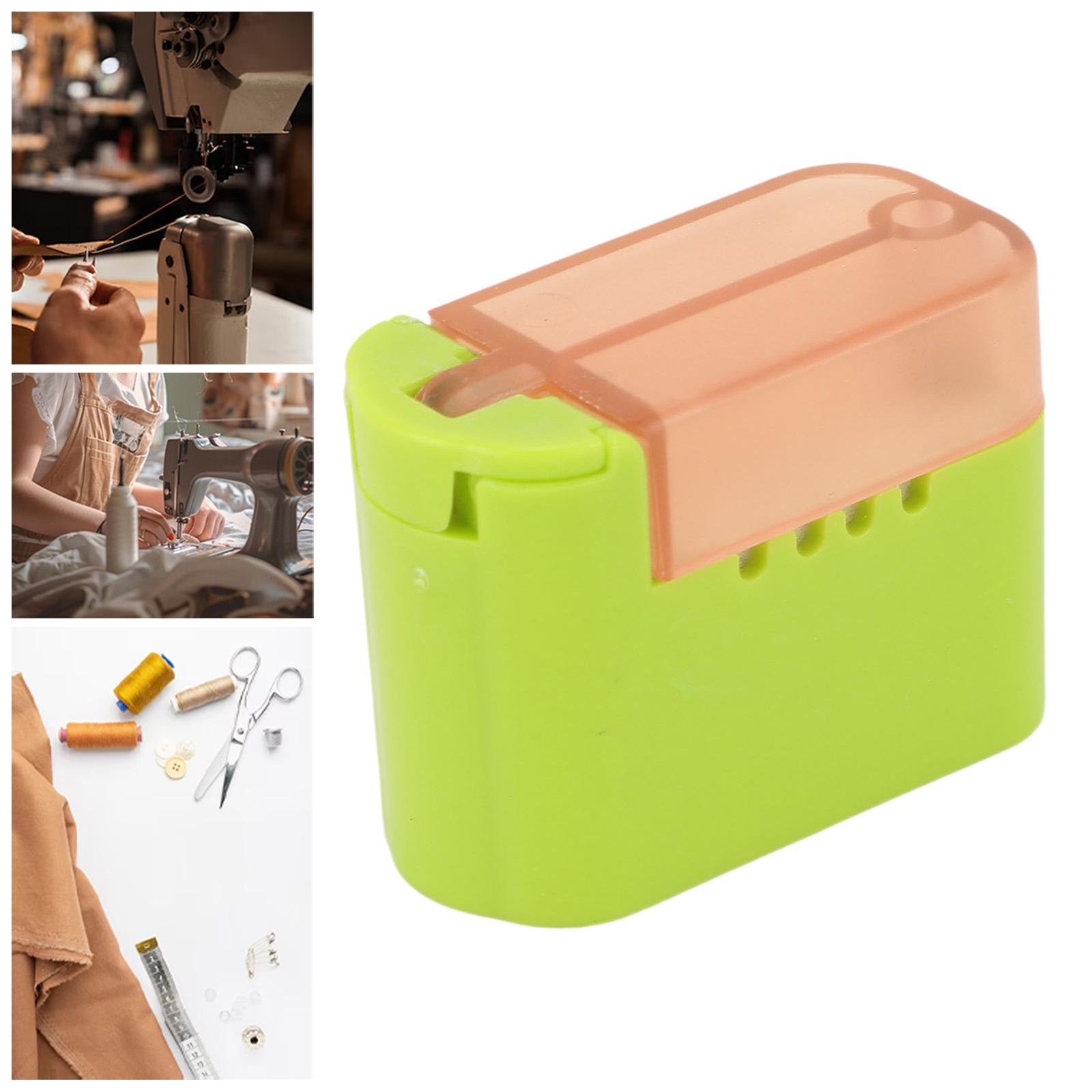 

Sewing Machine Mini Oil Box Thread Holder Splitting Lines Prevent Thread Breakage Thread Organizer for Grandmother Home Use зелений