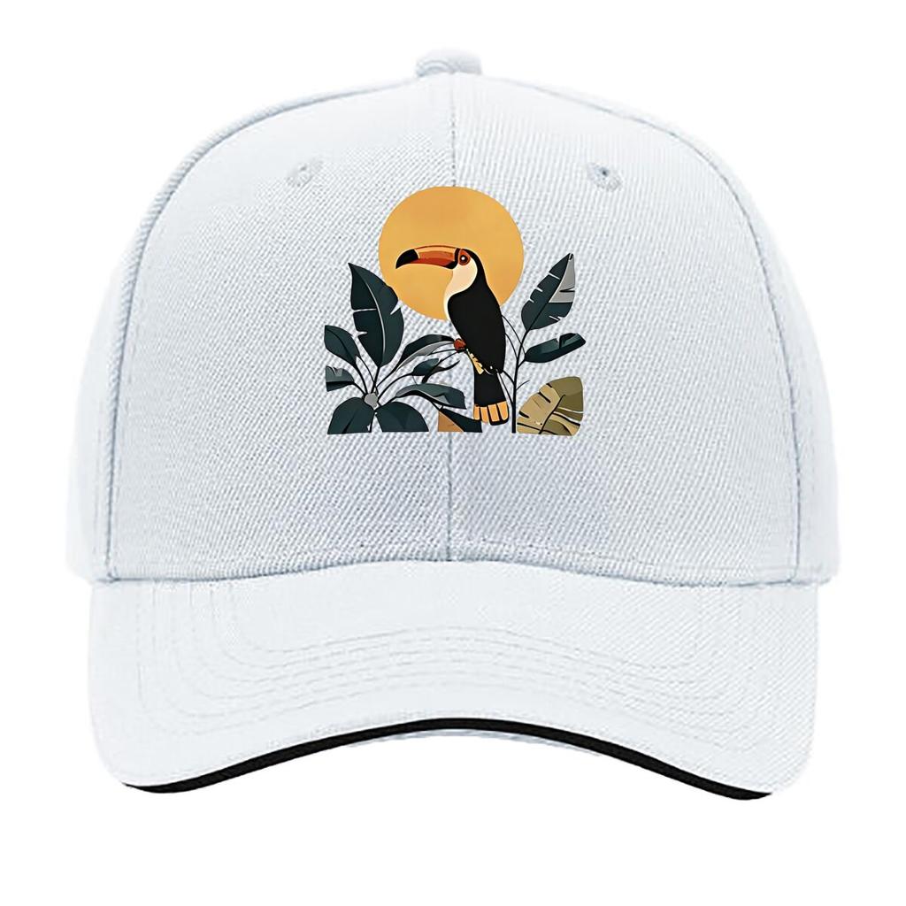 Unisexs Funny Kookaburra Bird Print Adjustable Baseball Cap Outdoor Casual Hat Suitable for Sports Sandwich Baseball Cap