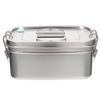 Leakproof Cover Stainless Steel Lunch Box 304 Stainless Steel Portable Food Container  School