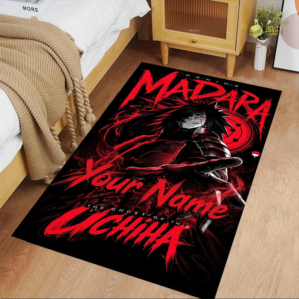 Naruto Character Customizable Name Area Rug Perfect for Dormitory Entryway Outdoor Hallway Antislip Carpet Office home decor Perfect Gift for Women/Me
