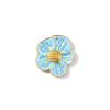 2 Pcs Waterproof 304 Stainless Steel Charms 18K Gold Plated Flower Heart Hummingbird Clear Rhinestone Pendants For DIY Necklace