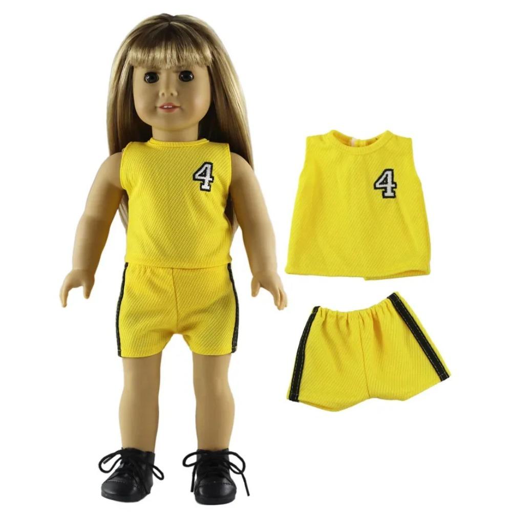 

1 Комплект Красильной Повседневной Одежды для Куклы 18 дюймов Американская Кукла Множество Стилей на Выбор A90 fit 18 inch doll