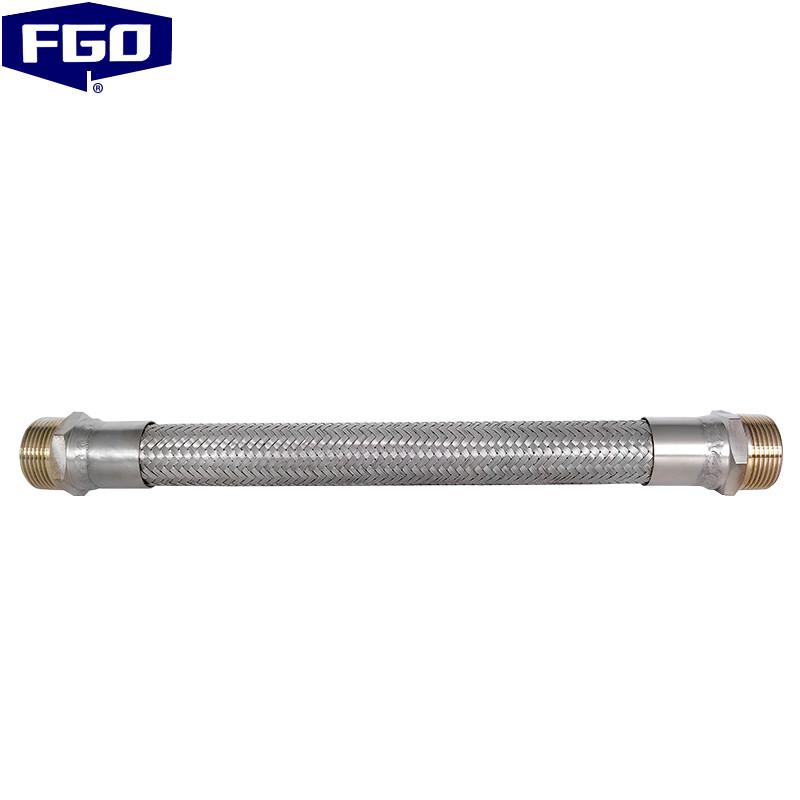 FGO Stainless Steel Braided Corrugated Hose External Thread Interface