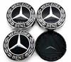 CJXO1 4pcs 75mm car wheel hub center cover replacement cover modification parts suitable for Mercedes Benz C200 C260 E260 E300L W210