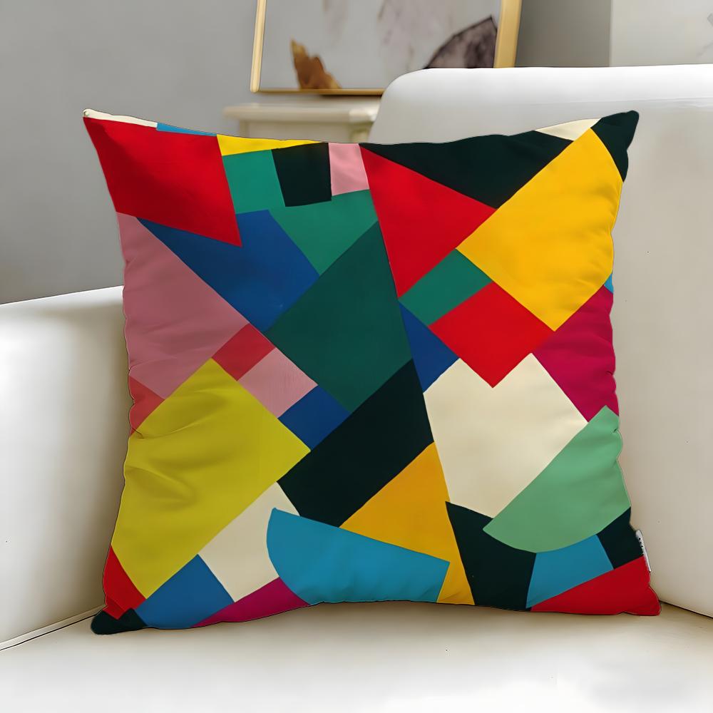 Classic Artist Otto Freundlich Cushion Cover Soft EasyWash Pillow Case Versatile for Couch Bed Travel and Office