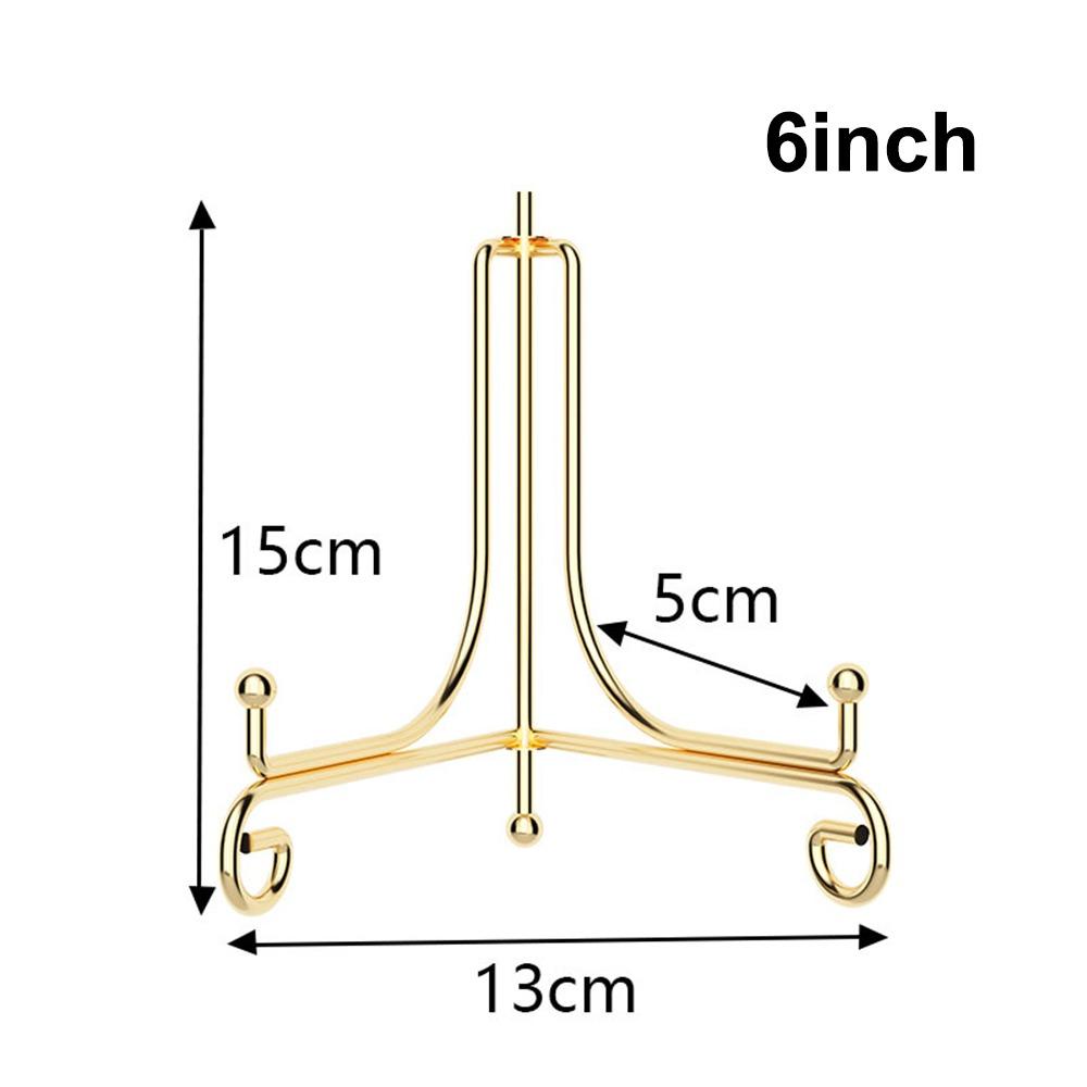 4 6 8 10 12inch Plate Stands Iron Photo Pedestal Durable Display Stand  Home Decoration