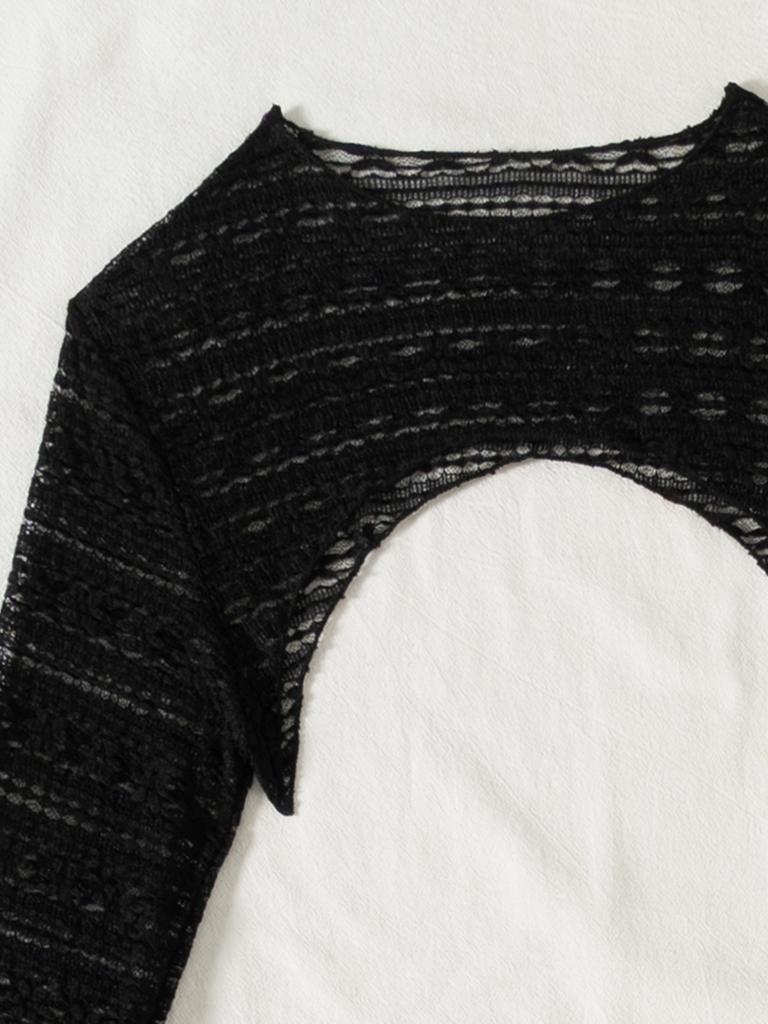 Long Sleeve Split Blouse Four-Piece Set Sexy Bikini Swimsuit for Women