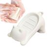 1pc Cartoon Cute Cat Plastic Soap Box ABS Creative Water Free Bathroom  Soap Storage Box Dish Case
