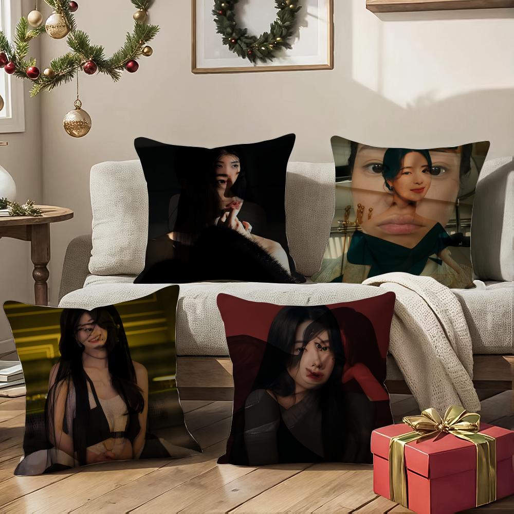 Lim Jiyeon Actress Cushion Cover Pattern Printed Pillowcase For Living Room Sofa Cushion Cover & Bedroom Decor