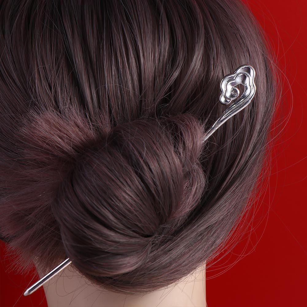 Hairpins DIY Hair Stick Hairstyle Tools For Girls New Headwear Hanfu Hairpins Cloud Shape Chinese Hair Fork Women Hair Stick