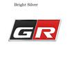 3D Metal GR Sport MGJDRYD Logo Car Front Hood Grille Emblem Badge Auto Side Fender Decal Sticker HDRYE for Toyota HV YARiS RZ RC RS Prius