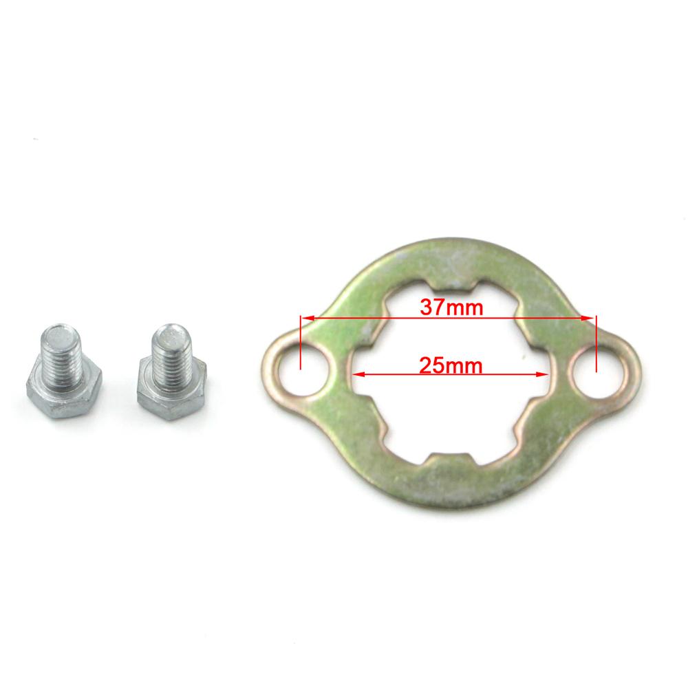 5pcs/lot 17mm 20mm 25mm Motorcycle Front Engine 415# 420# 428# 520# 530# Chain Sprocket Retainer Plate Locker Gasket Screw