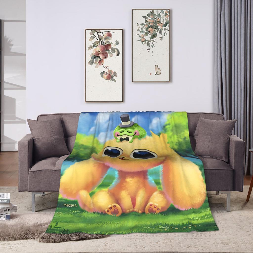Chikn Nuggit Cartoon Anime Super Weiche Decke Plüsch Überwurfdecke Bequeme Outdoor Flanell Bettdecke Sofa Bettbezug