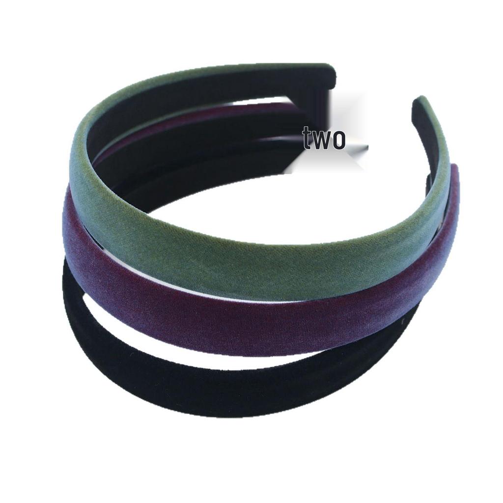 Women's 2cm Wide Corduroy Velvet Headband, Simple & Elegant Hair Accessory