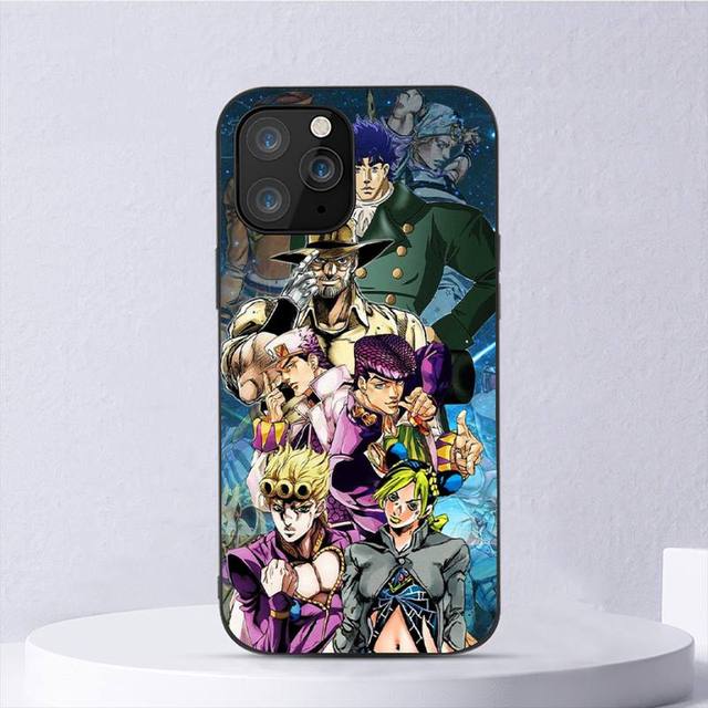 

Чехол для телефона с изображением аниме Jojos Bizarre Adventure для Iphone 11 12 Mini 13 14 Pro Xs Max X 8 7 6s Plus 5 Se Xr Shell iPhone12mini