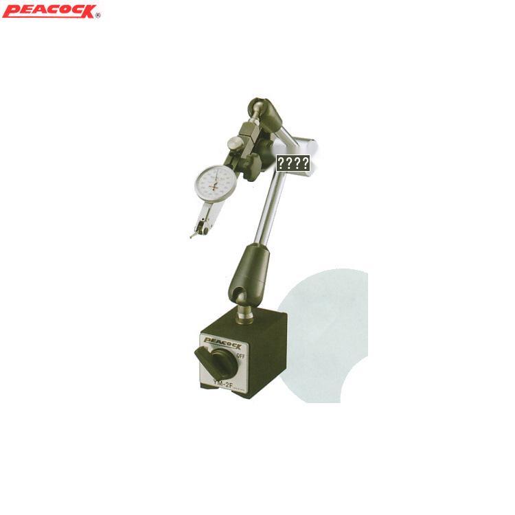 Japan PEACOCK YM-1F Dial Indicator 3-hundredths Magnetic Stand Base 50*0.001 C - Dial Indicator with Flexible Arm