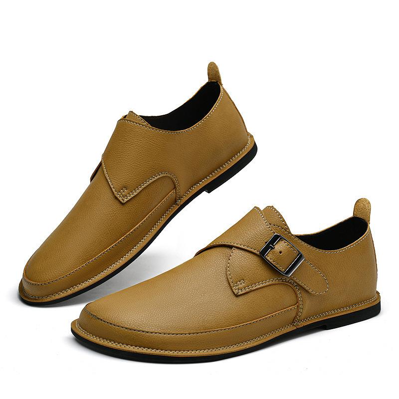 2025 10 Billion Forest Tree Autumn Men's Shoes New Foot Leather Shoes Men's Large Size Casual Shoes Men's Loafers Men's