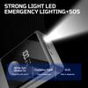 Power Bank with LED Light Jump Starter Tire Accessories 2000A Peaks with Air Compressor Automobile Battery Booster Power Pack