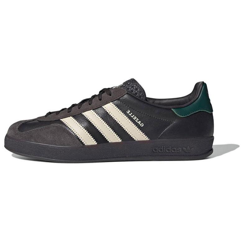 Adidas Originals Gazelle Comfortable Versatile Breathable Low-Top Sneakers Unisex Sneakers Black Brown IH0374