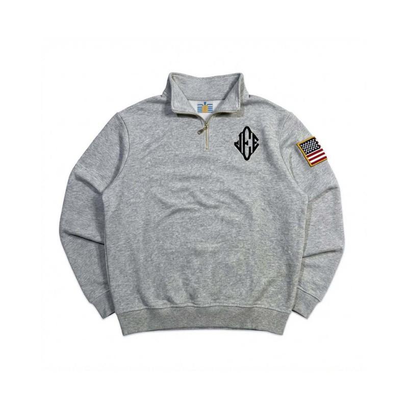 Oversized Hooded Sweatshirt With Embroidered Lettering